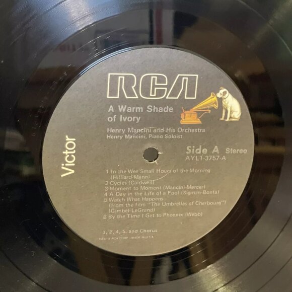 Henry Mancini A Warm Shade Of Ivory (Vinyl, 1969) RCA Victor AYL1-3757 VG+ LP - Picture 7 of 9